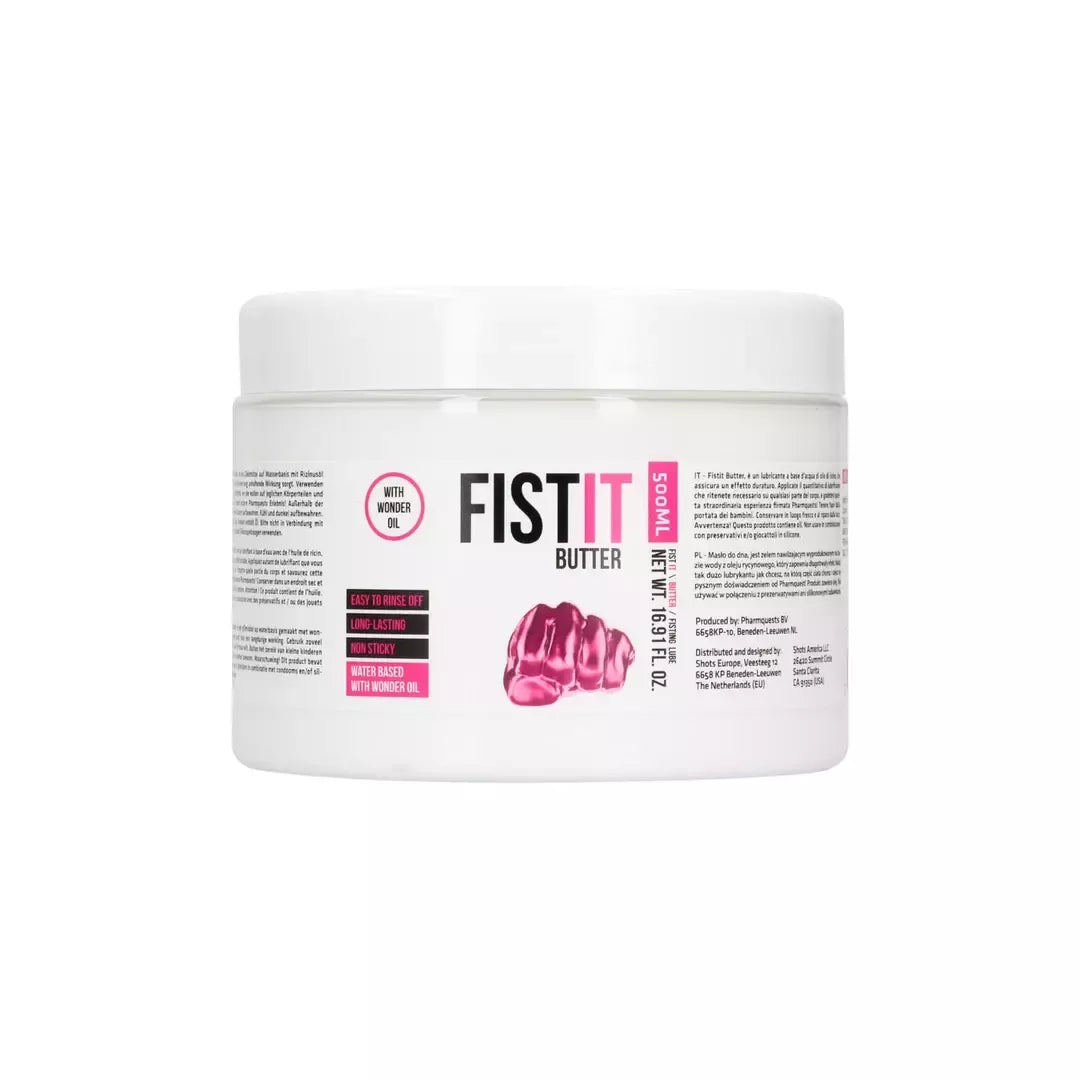 Fistit Sliding Butter vandens pagrindo lubrikantas 500 ml – ilgalaikė formulė