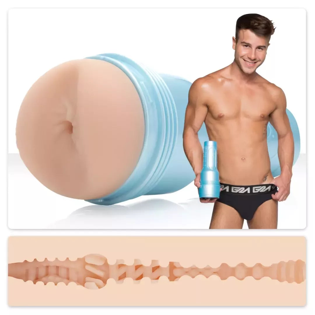 Fleshjack Boys Allen King Majestic Blue kompaktiškas stimuliacijos prietaisas