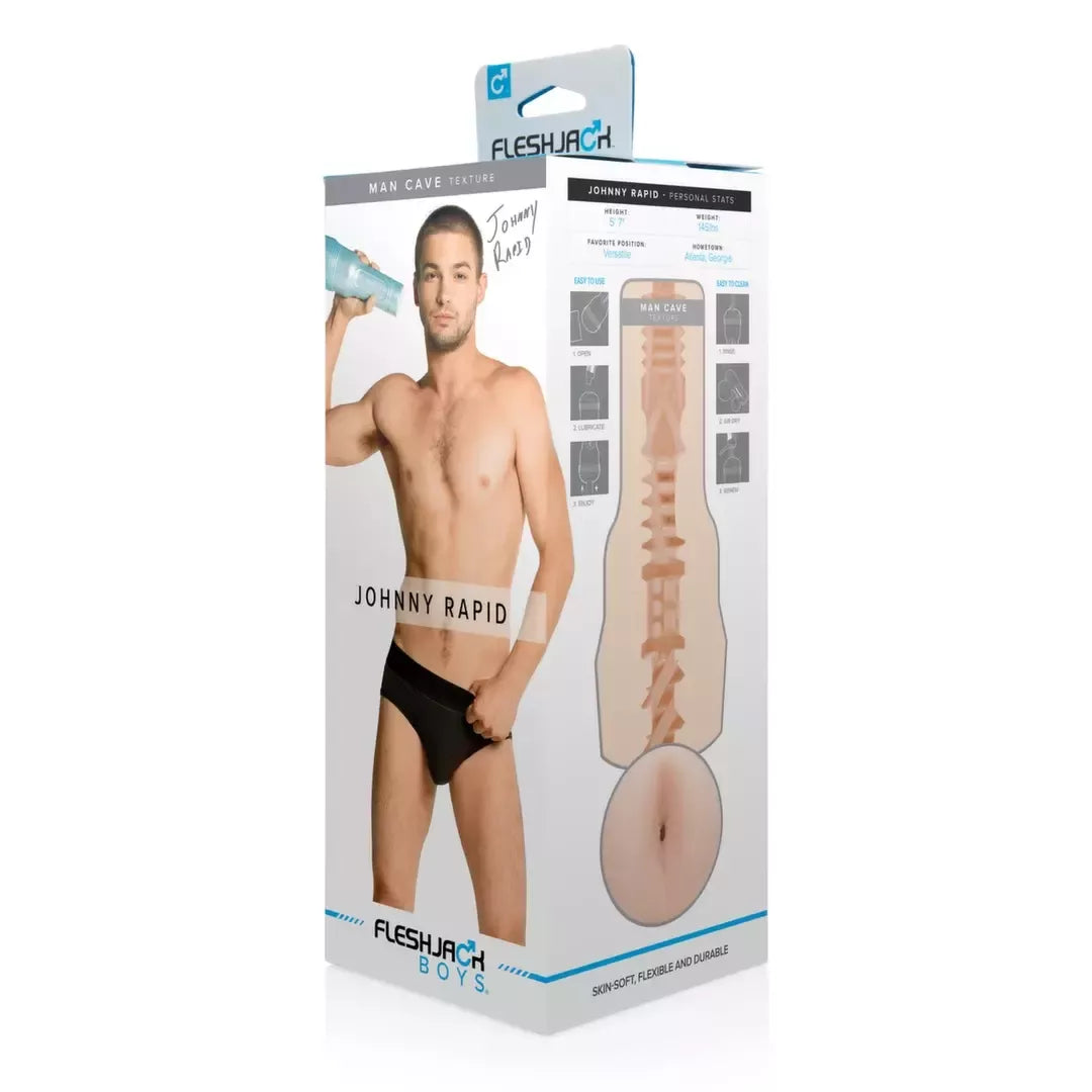 Fleshjack Boys Johnny Rapid Man Cave intymios stimuliacijos sistema, mėlyna