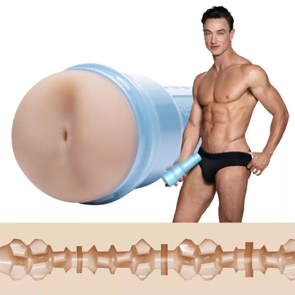 Fleshjack Cade Maddox Alpha intymi mova, 24.8 cm, kelių kamerų, mėlyna