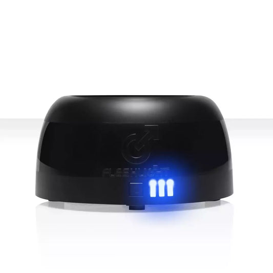 Fleshlight AIR Black – intymių priemonių džiovintuvas su reguliuojamais nustatymais