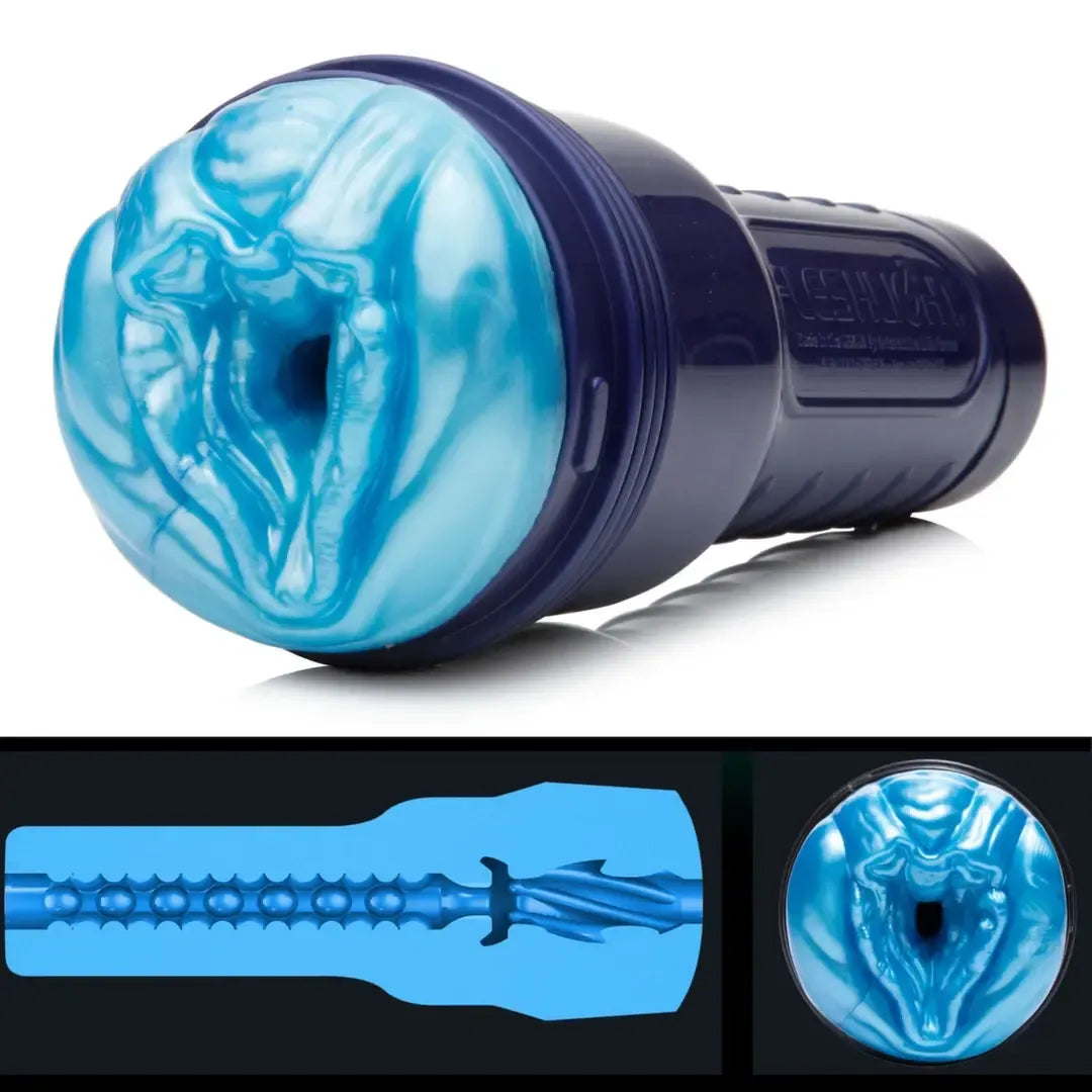 Fleshlight Alien Blue Pearlescent Intimate Machine riboto leidimo