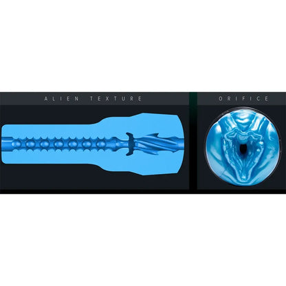 Fleshlight Alien Blue Pearlescent Intimate Machine riboto leidimo