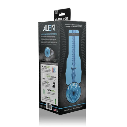 Fleshlight Alien Blue Pearlescent Intimate Machine riboto leidimo