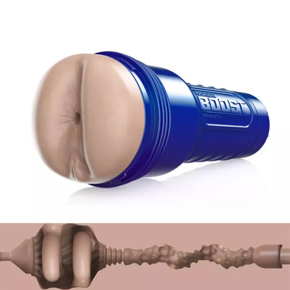 Fleshlight Boost Blast Light - Kompaktiškas intymus įrenginys, Medium Flesh spalvos
