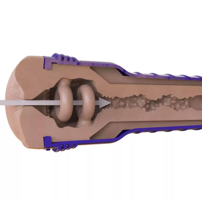 Fleshlight Boost Blast Light - Kompaktiškas intymus įrenginys, Medium Flesh spalvos