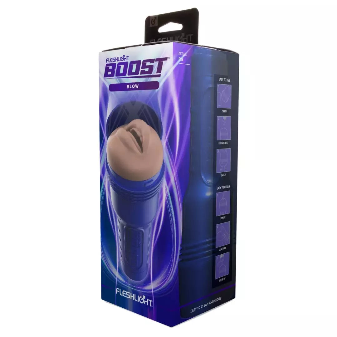 Fleshlight Boost Blow Light Medium Flesh – reguliuojamo įsiurbimo intymus prietaisas