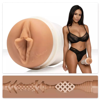 Fleshlight Girls Autumn Falls Cream Intimate Machine tekstūruotu kanalu