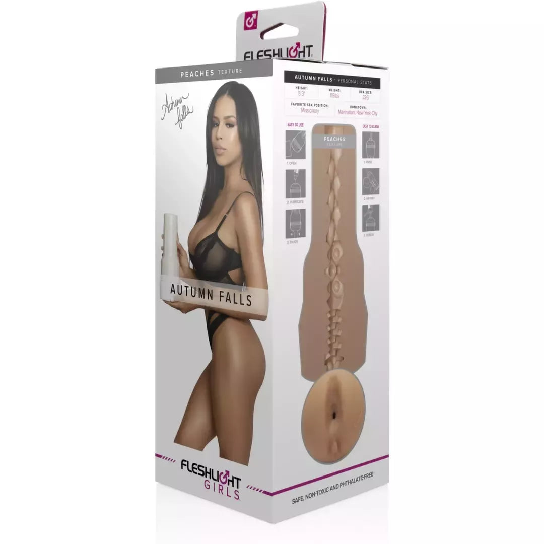 Fleshlight Girls Autumn Falls Peaches intymi treniruočių priemonė 25 cm