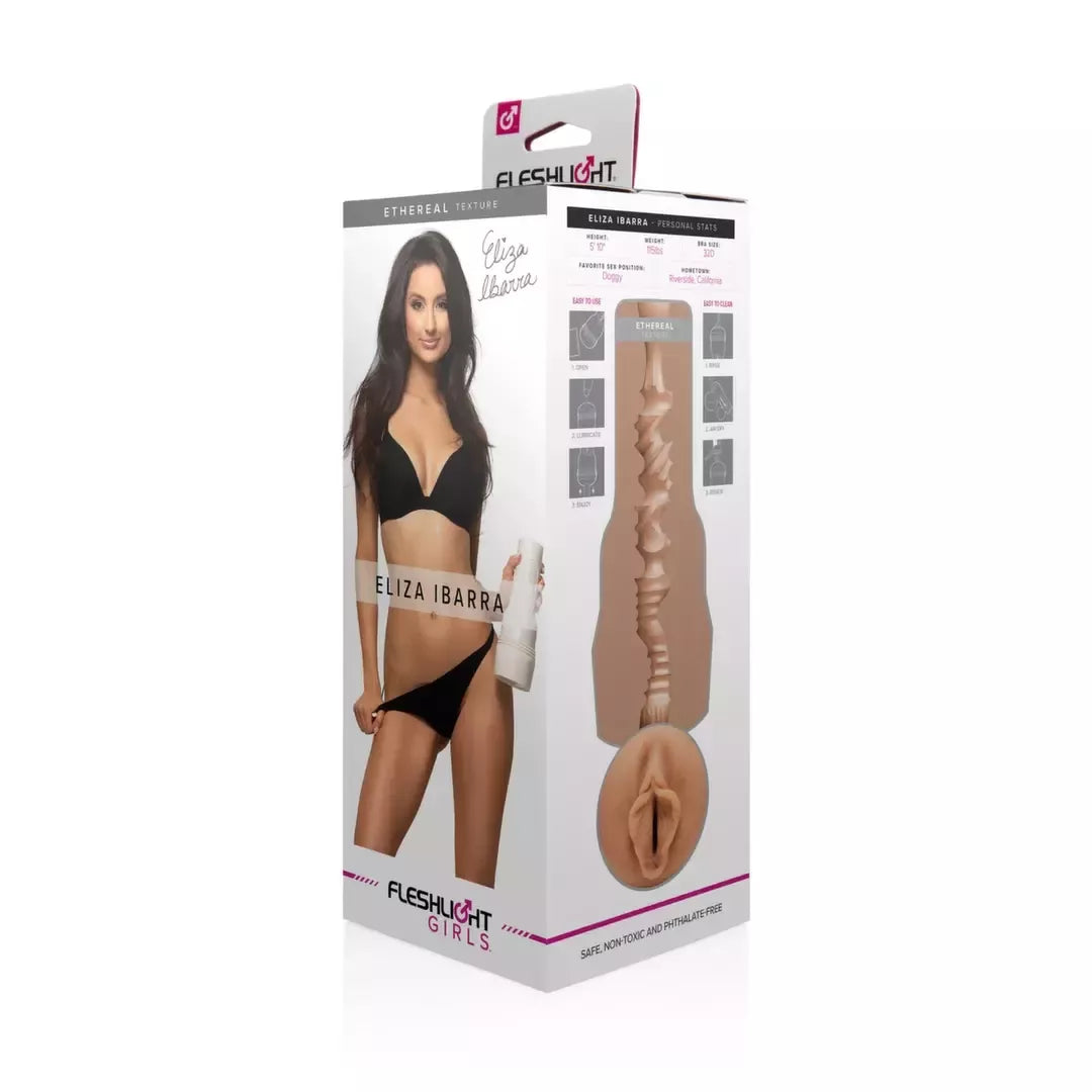 Fleshlight Girls Eliza Ibarra Ethereal intymus tekstūruotos įvorės prietaisas