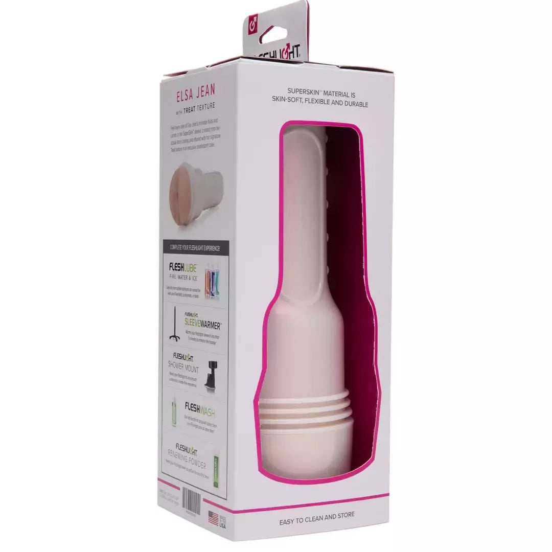Fleshlight Girls Elsa Jean Treat Intimate System anatominis, skaidrus