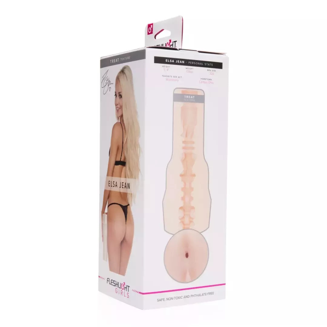 Fleshlight Girls Elsa Jean Treat Intimate System anatominis, skaidrus