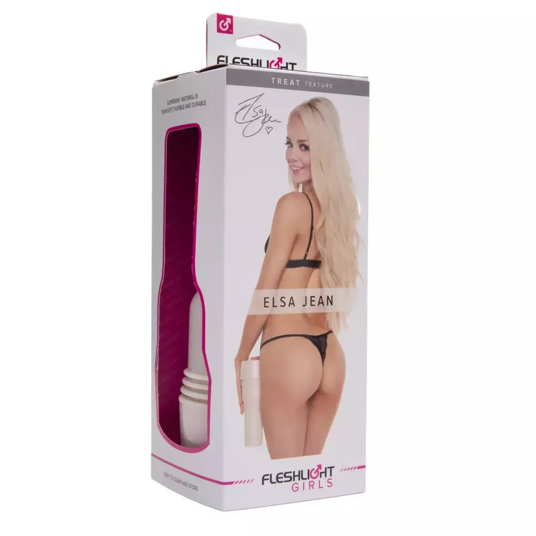 Fleshlight Girls Elsa Jean Treat Intimate System anatominis, skaidrus