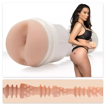 Fleshlight Girls Lana Rhoades Karma asmeninio stimuliavimo prietaisas, skaidrus