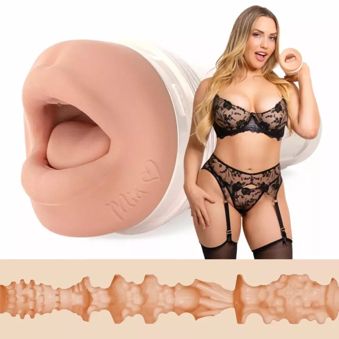 Fleshlight Girls Mia Malkova Headshot intymios stimuliacijos įrenginys 24 cm