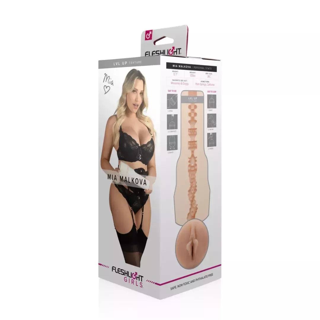 Fleshlight Girls Mia Malkova Lvl Up intymios jutimo sistema