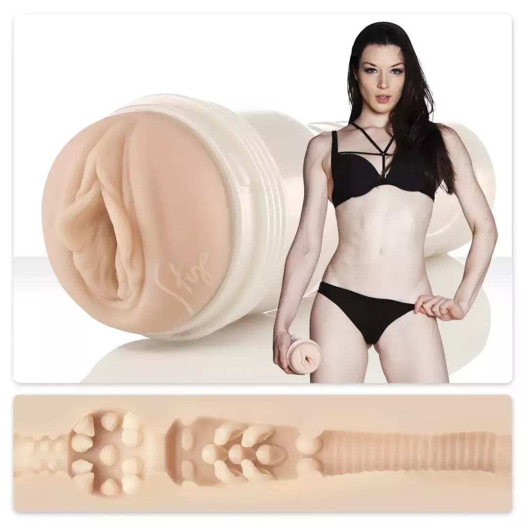 Fleshlight Girls Stoya Destroya intymios stimuliacijos sistema, skaidri, didelė