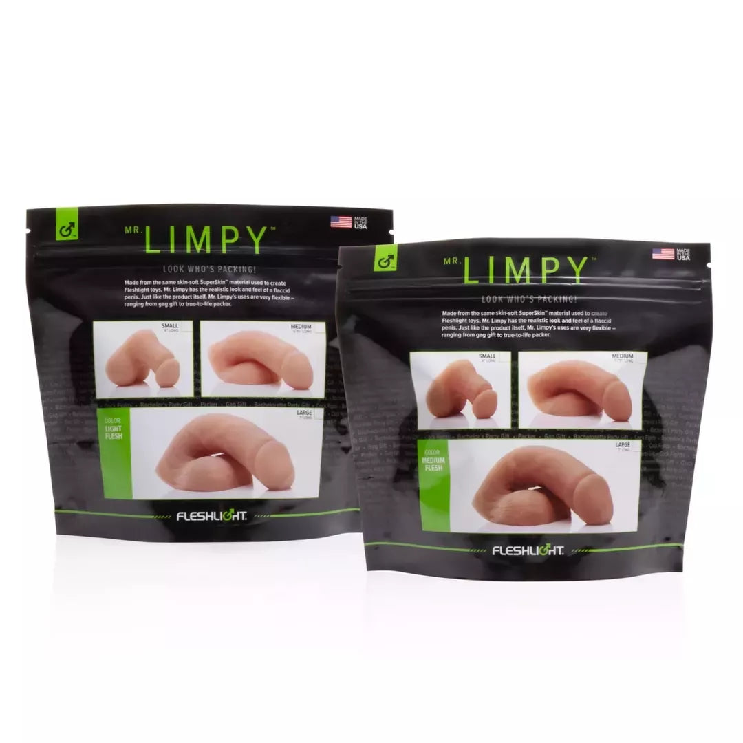Fleshlight Mr. Limpy Medium 14cm – anatominis rožinis modelis, švelnus prisilietimas