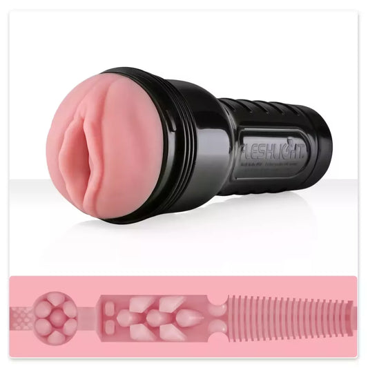 Fleshlight Pink Lady Destroya intymus aparatas su dinamine tekstūra