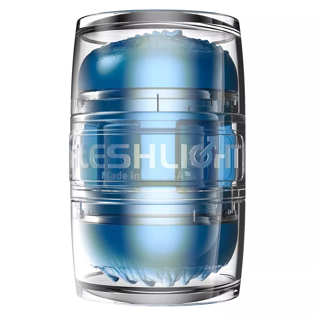 Fleshlight Quickshot Alien Blue kompaktiškas intymus prietaisas