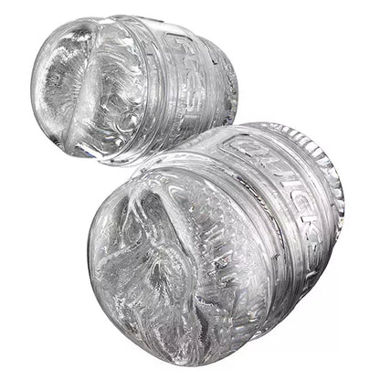 Fleshlight Quickshot Mia Malkova kompaktiškas intymios higienos prietaisas, skaidrus