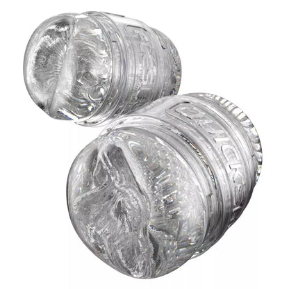 Fleshlight Quickshot Mia Malkova kompaktiškas intymios higienos prietaisas, skaidrus