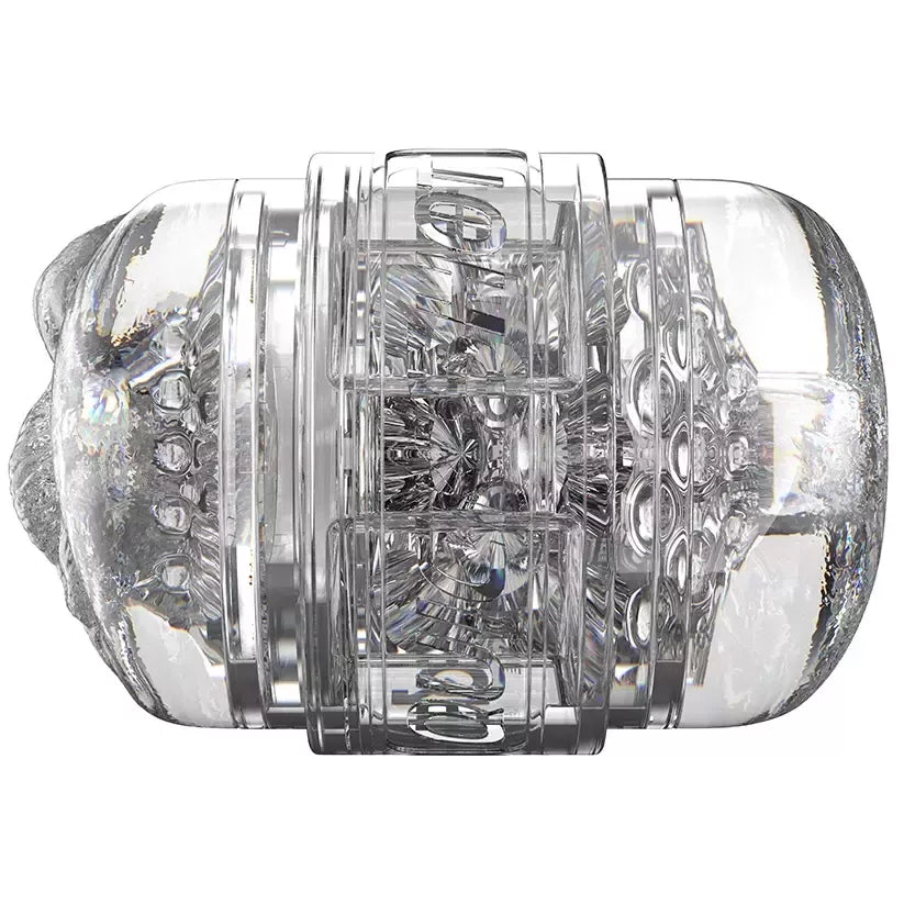 Fleshlight Quickshot Stoya Clear kompaktiškas intymus įrenginys