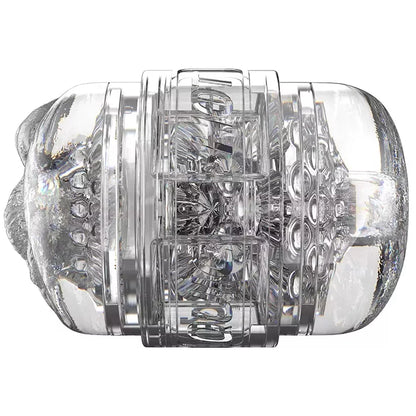 Fleshlight Quickshot Stoya Clear kompaktiškas intymus įrenginys