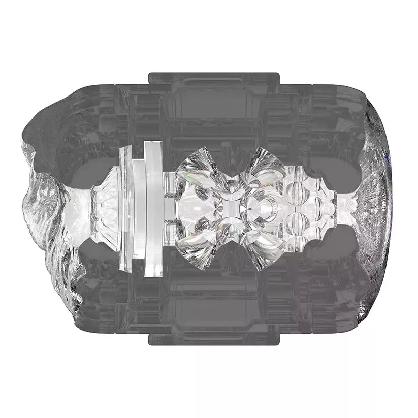 Fleshlight Quickshot Stoya Clear kompaktiškas intymus įrenginys