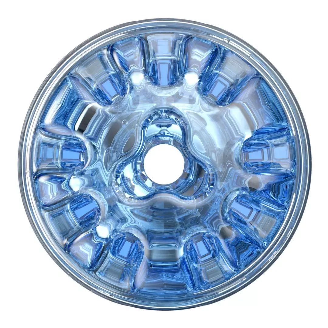 Fleshlight Quickshot Turbo Blue Ice kompaktiškas intymus įrenginys