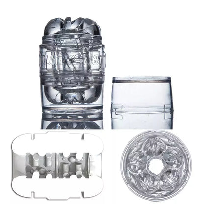 Fleshlight Quickshot Vantage kompaktiškas skaidrus intymus įrenginys