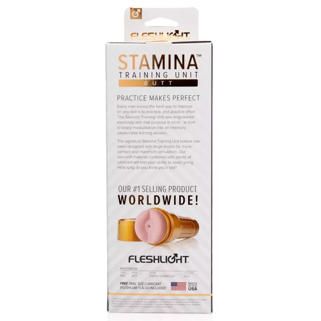 Fleshlight Stamina Training Unit STU Gold Case intymus treniruoklis 810476019402