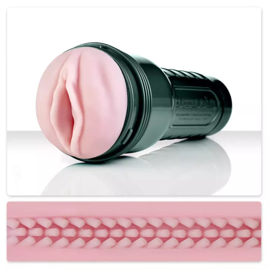 Fleshlight Vibro Pink Lady Touch intymus prietaisas su vibracine sistema 25,5 cm