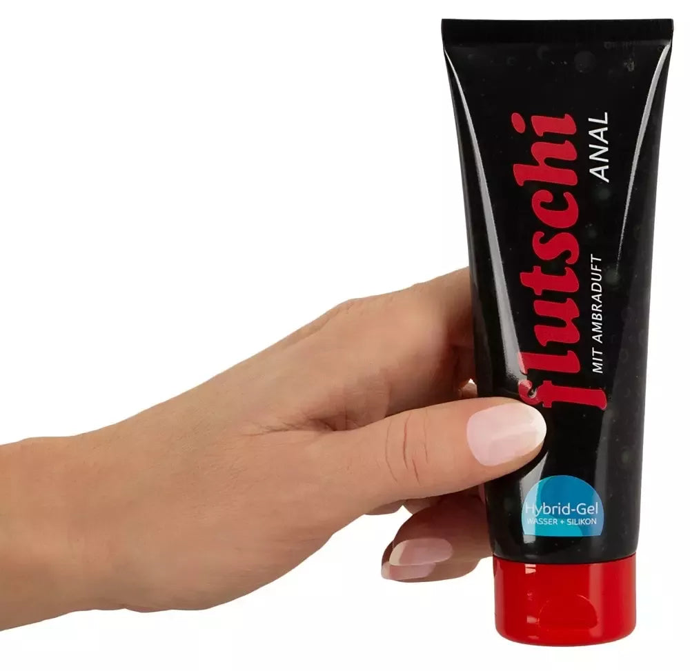 Flutschi Hybrid Intimate Gel intymus gelis su gintaro aromatu, 80 ml