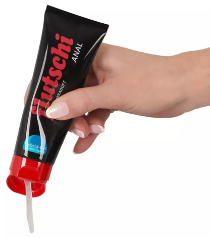 Flutschi Hybrid Intimate Gel intymus gelis su gintaro aromatu, 80 ml