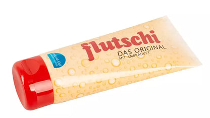 Flutschi Original lubrikantas 200ml – silikono ir vandens pagrindu, gintaro aromatas