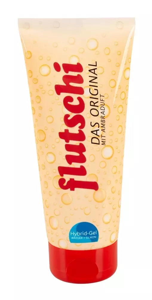Flutschi Original lubrikantas 200ml – silikono ir vandens pagrindu, gintaro aromatas