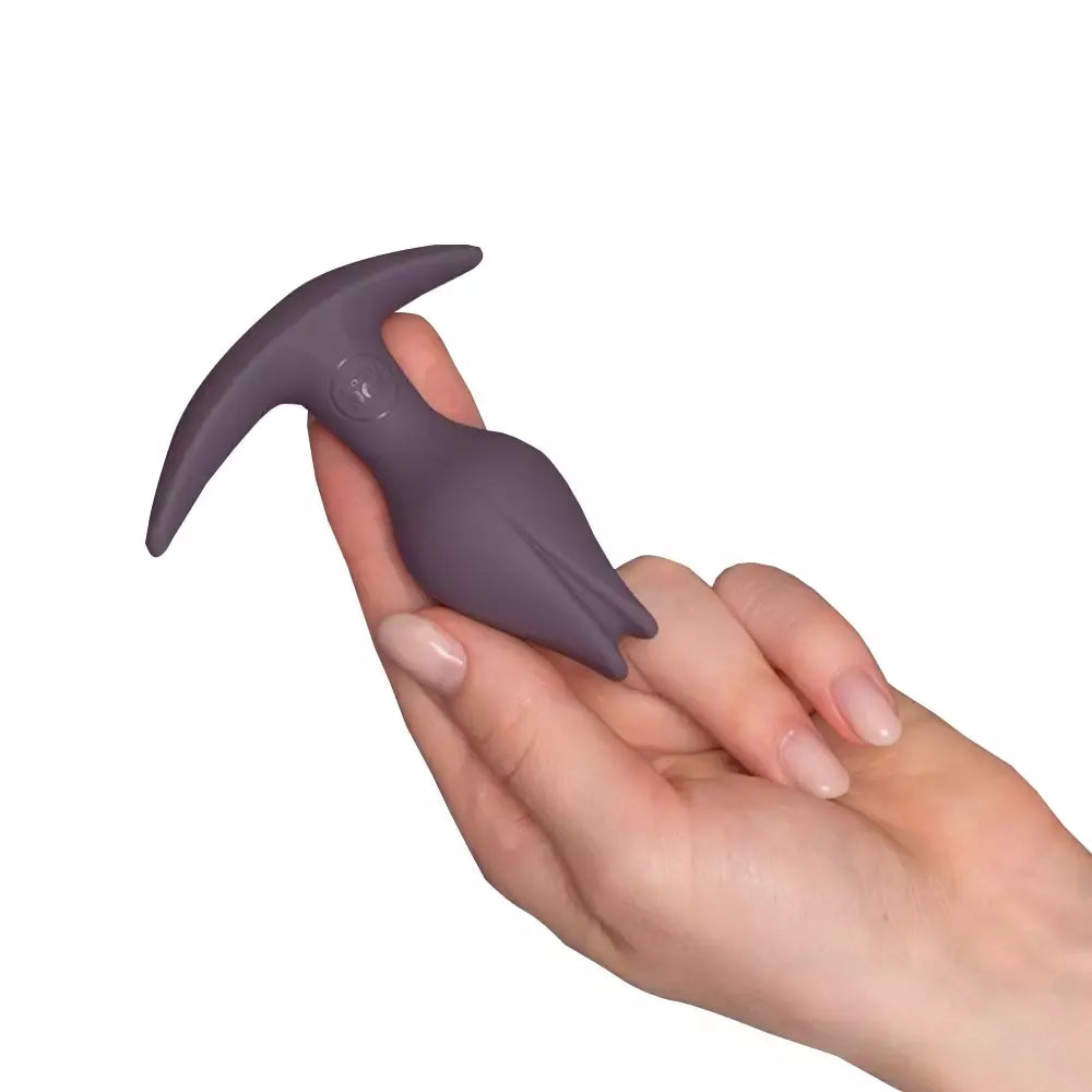 Fun Factory Bootie Fem Intimate Plug, asimetriškas, Dark Taupe, 8,5 cm