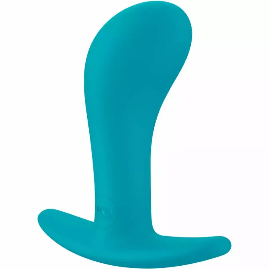 Fun Factory Bootie M akvamarininis silikoninis analinis kamštis, 9,5 cm