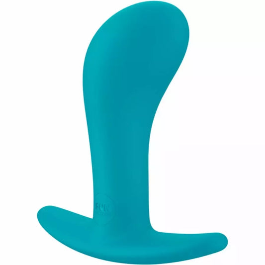 Fun Factory Bootie M akvamarininis silikoninis analinis kamštis, 9,5 cm