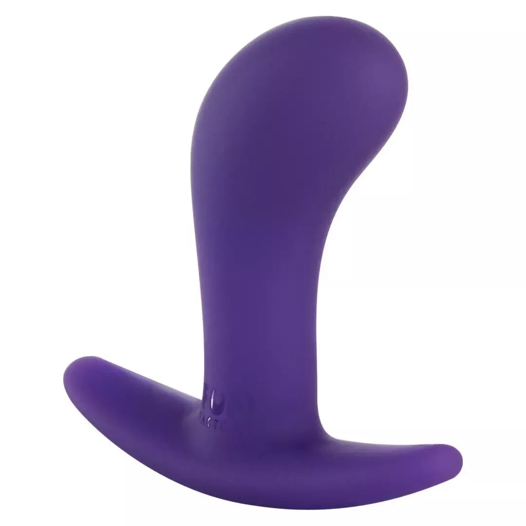 Fun Factory Bootie Violet Small – kompaktiškas silikoninis analinis kamštis 7,5 cm