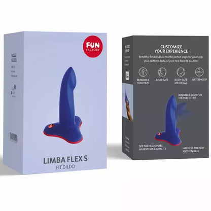 Fun Factory Limba Flexible Intimate System Blue, S dydis – reguliuojamas korpusas
