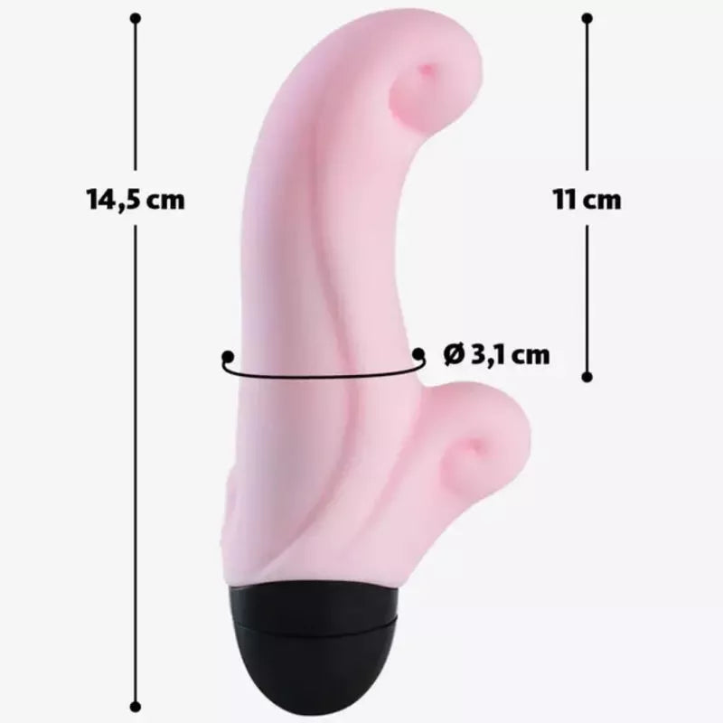 Fun Factory Ocean Pink – Kompaktiška dvigubo veikimo vibracinė sistema, atspari vandeniui