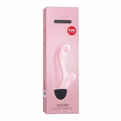 Fun Factory Ocean Pink – Kompaktiška dvigubo veikimo vibracinė sistema, atspari vandeniui