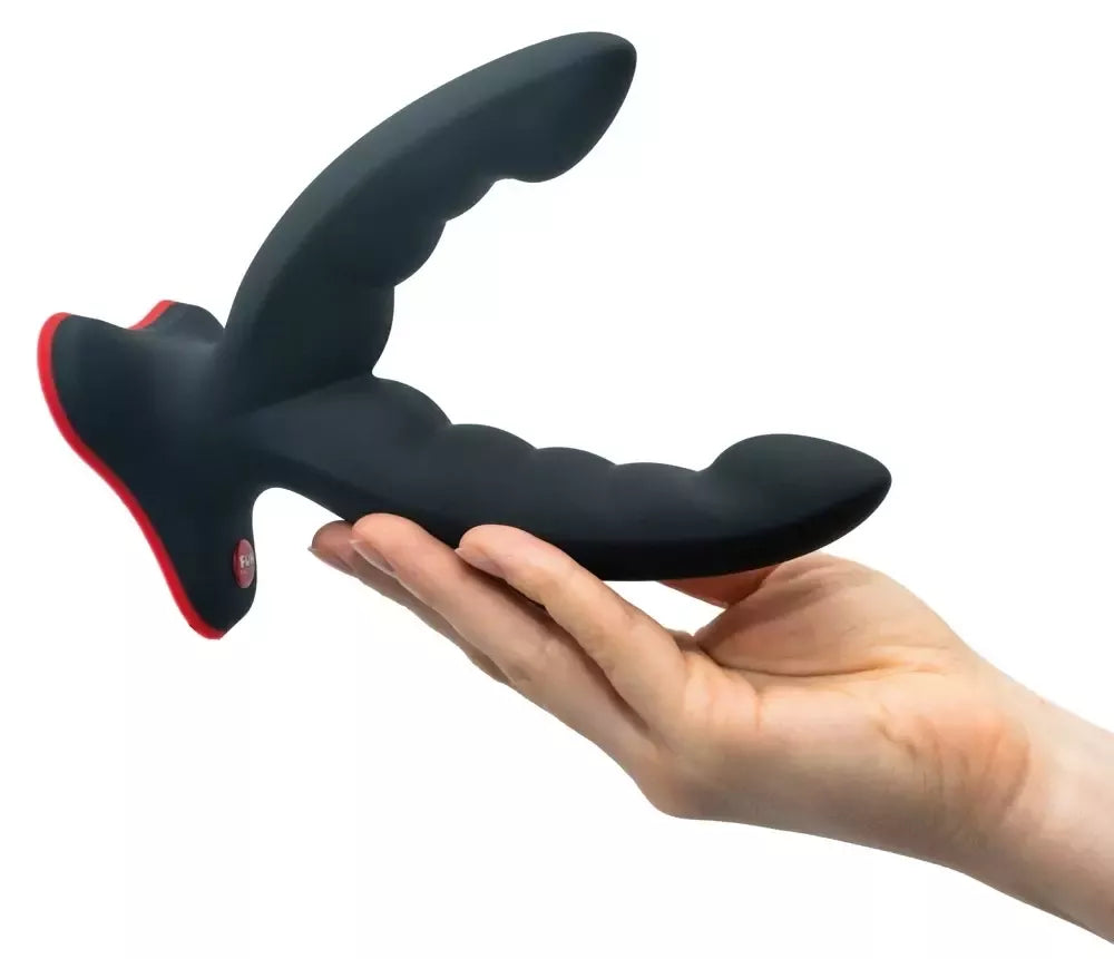 Fun Factory Ryde Black lankstus dvigubas silikoninis modelis 12,3/10 cm