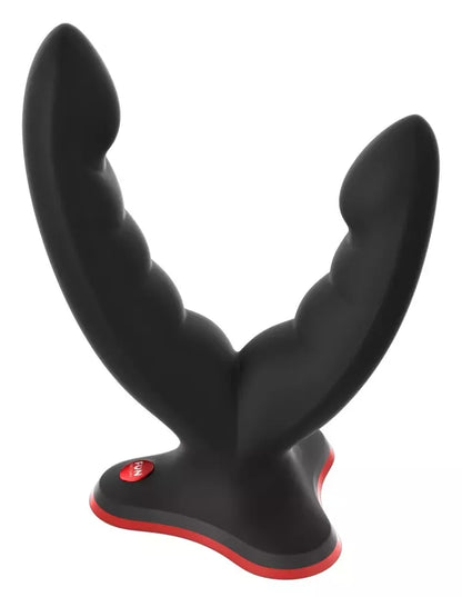 Fun Factory Ryde Black lankstus dvigubas silikoninis modelis 12,3/10 cm