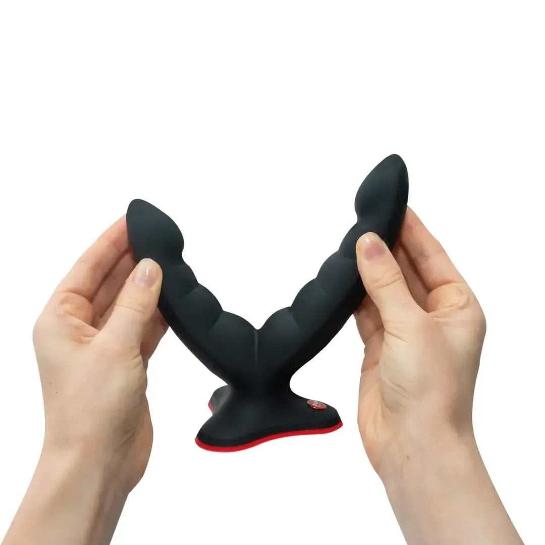 Fun Factory Ryde Black universalus silikoninis intymus prietaisas 12,3 cm