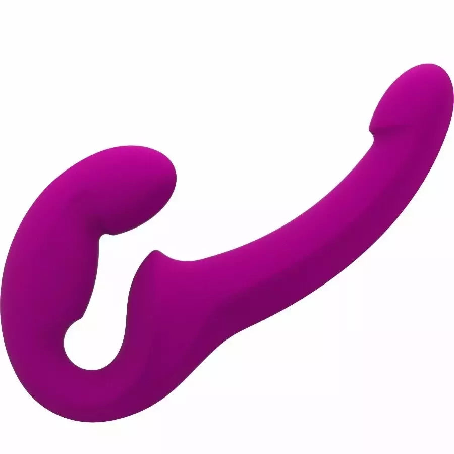 Fun Factory Share Lite dvipusė intymi sistema, gervuogių spalvos silikonas, 6,5 col.