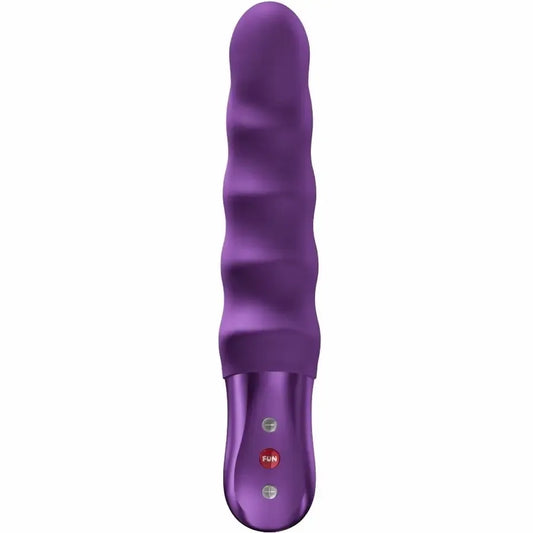 FUN FACTORY Stronic Surf Dark Violet – pulsuojantis silikoninis prietaisas, 20 cm