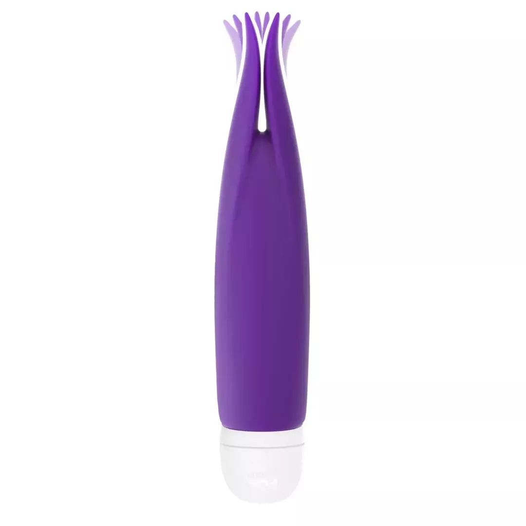 Fun Factory Volita Violet mini vibratorius – kompaktiškas, vandeniui atsparus, veikiantis su baterijomis